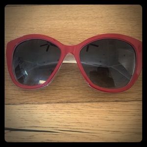 100% Authentic Dolce&Gabbana Red Rimed Sunglasses